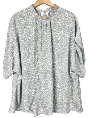 Sage Green Cool Summer Blouse